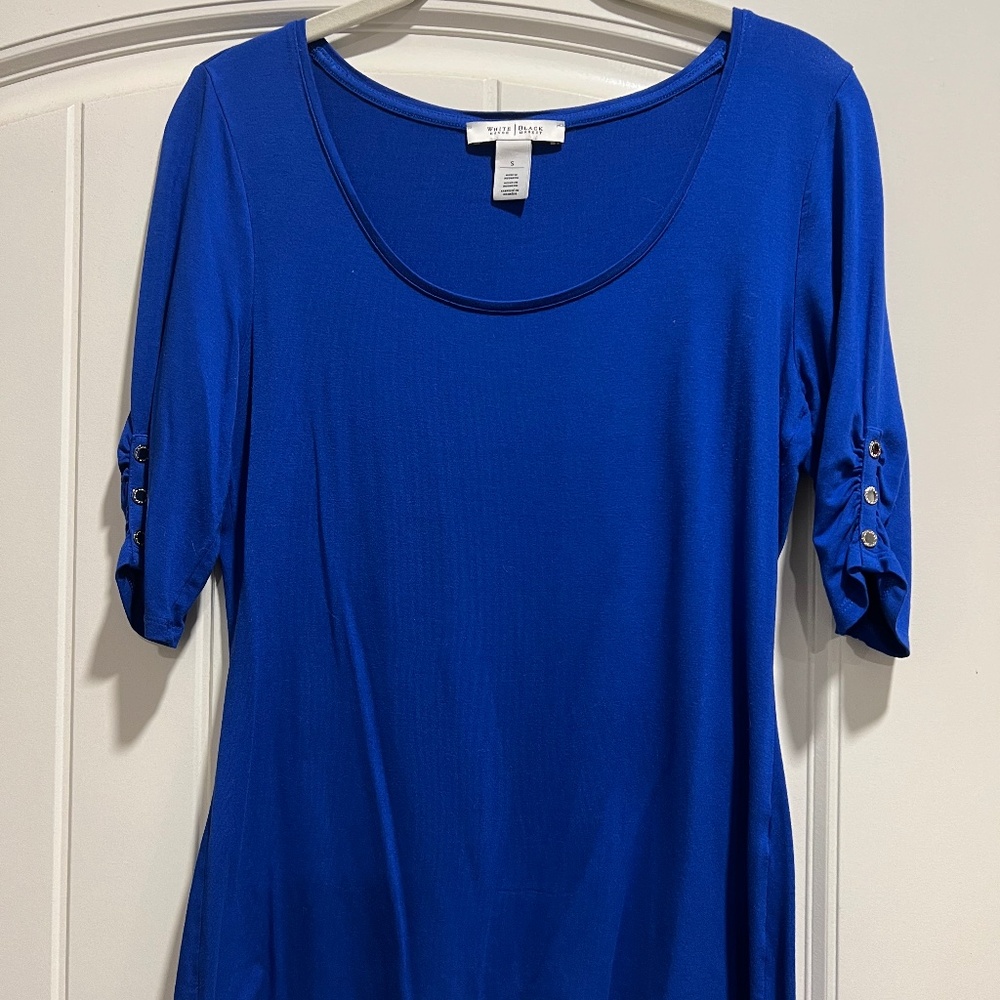 White House Black Market Royal Blue top